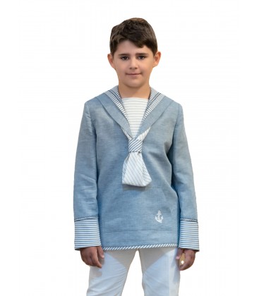 Eslora Comuniones - Traje marinero Pocket azul denim