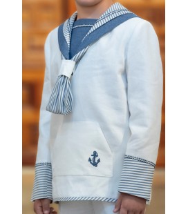 Eslora Comuniones - Traje marinero Pocket crudo
