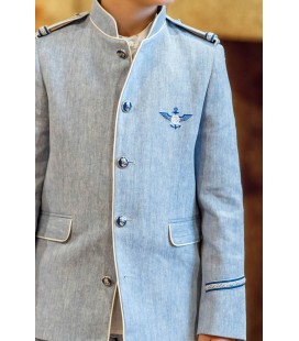 Eslora Comuniones - Traje almirante Rustic celeste