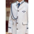 Eslora Comuniones - Traje almirante cuello mao con vivo crudo