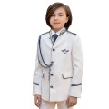 Eslora Comuniones - Traje almirante cuello mao con vivo crudo