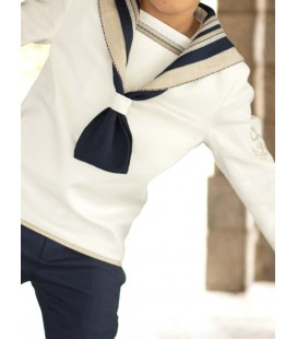 NovaDrima - Traje marinero crudo y marino
