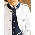 NovaDrima - Traje almirante blanco