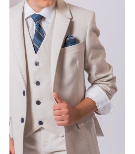 Club Cadete - Traje color lino para niño