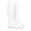 Cóndor - Calcetines altos básicos punto liso - Blanco