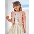 Mayoral - Chaqueta pu color nude