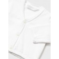 Mayoral - Cardigan cuello pico tricot color blanco