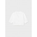 Mayoral - Cardigan cuello pico tricot color blanco