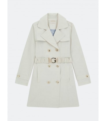 Guess - Gabardina color crema