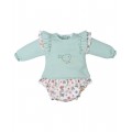 Popys - Conjunto bebé niña sudadera pajaritos