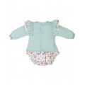 Popys - Conjunto bebé niña sudadera pajaritos