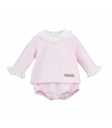 Calamaro Baby - Conjunto Pololo Sil Rosa