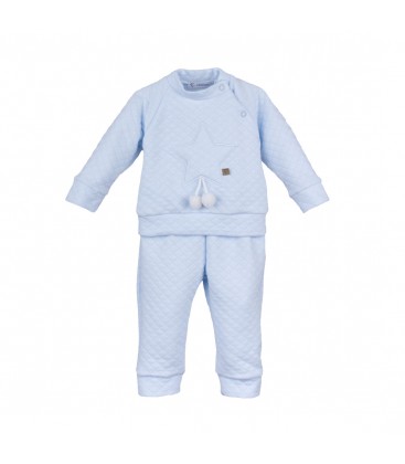 Calamaro Baby - Conjunto Sport Sil Celeste