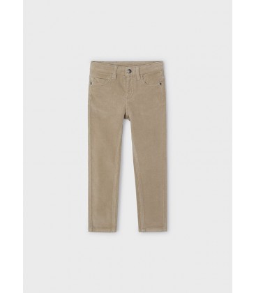 Mayoral - Pantalon Pana Slim Fit Basico Nuez