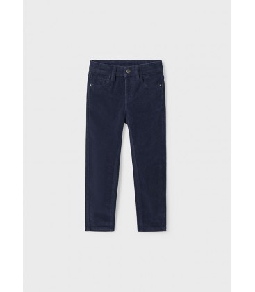 Mayoral - Pantalon Pana Slim Fit Basico Marino