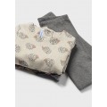 Mayoral - Conj. Leggings Punto Jacquard Marengo