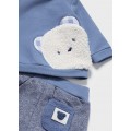 Mayoral Newborn - Conj. Punto 4 Piezas Mid Blue