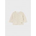 Mayoral Newborn - Cardigan Cuello Redondo Crema Vig
