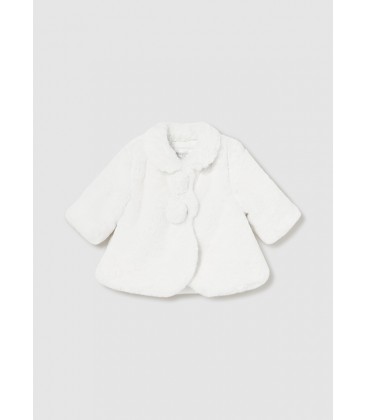Mayoral Newborn - Abrigo Pelo Crudo