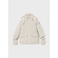 Mayoral - Parka para bebé color Yeso