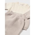 Mayoral Newborn - Conjunto Polaina Tricot Nuez Vig