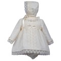 Misha Baby - Jesusito de bautizo Organza Topos con Capota