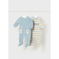 Mayoral Newborn - Set 2 Peleles Tundosado Polar