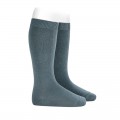 Cóndor - Calcetines altos básicos punto liso - Zinc
