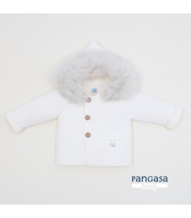 Pangasa Baby - Trenka Luxury Pelo Natural color Marfil