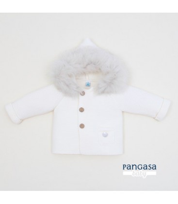 Pangasa Baby - Trenka Luxury Pelo Natural color Marfil