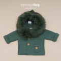 Pangasa Baby - Trenka Luxury Pelo Natural color Verde Olmo