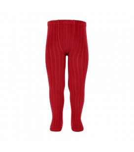 Cóndor - Leotardo básico canalé - Red Velvet