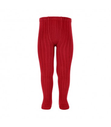 Cóndor - Leotardo básico canalé - Red Velvet