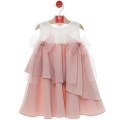 Del Sur - Vestido niña "Familia Skye" Rosa Empolvado