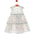 Del Sur - Vestido niña "Familia Jamaica" Verde Empolvado