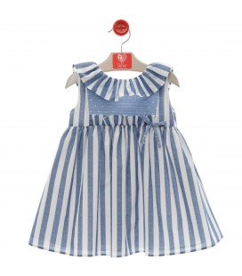 Del Sur - Vestido niña "Familia Menorca" Náutico