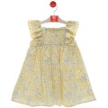 Del Sur - Vestido niña "Familia Barbados" Vainilla