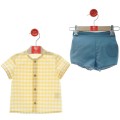 Del Sur - Conjunto bebé "Familia Barbados" Vainilla