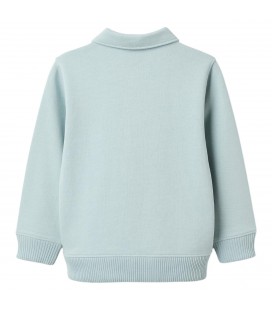 Zippy - Sudadera de felpa de algodón gris claro para niño