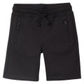 Zippy - Bermuda de felpa negra para niño