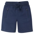 Zippy - Bermuda de felpa azul oscuro para niño