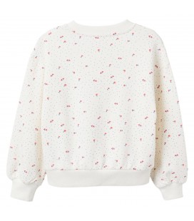 Zippy - Sudadera de manga larga de felpa ligera beige para niña