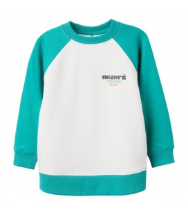 Zippy - Sudadera de felpa beige claro con dibujo para niño