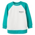 Zippy - Sudadera felpa beige combinada para niño