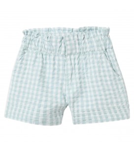 Zippy - Short de vichy azul claro para niña