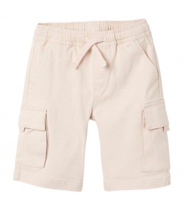 Zippy - Short de sarga beige claro para niña