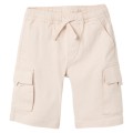 Zippy - Short de sarga beige claro para niña