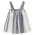 Zippy - Camisa de manga corta a rayas azul oscuro para niña