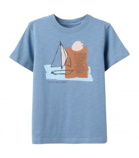 Zippy - Camiseta de manga corta de jersey azul celeste para niño
