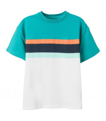Zippy - Camiseta de manga corta de jersey verde oliva para niño
